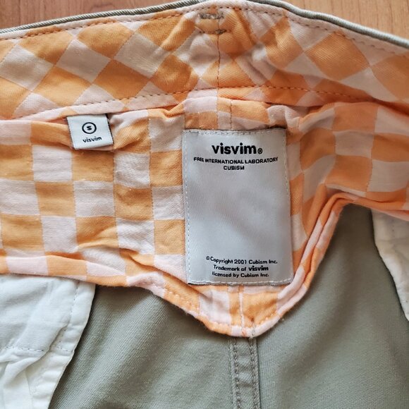 EUC Visvim HIGH-WATER CHINO BEIGE S Made in Japan - Picture 5 of 8